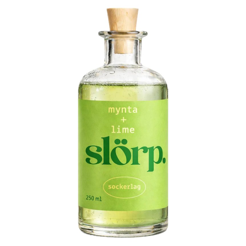 Slörp Sokerisiirappi Minttu + Lime