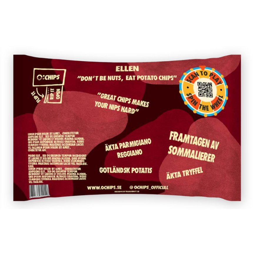 Punaviinilastut - tryffeli, parmesaani 50 g
