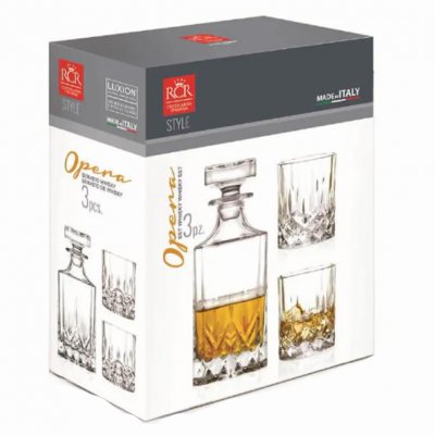 Opera-paketti - 2 lasia ja 1 viskikannu