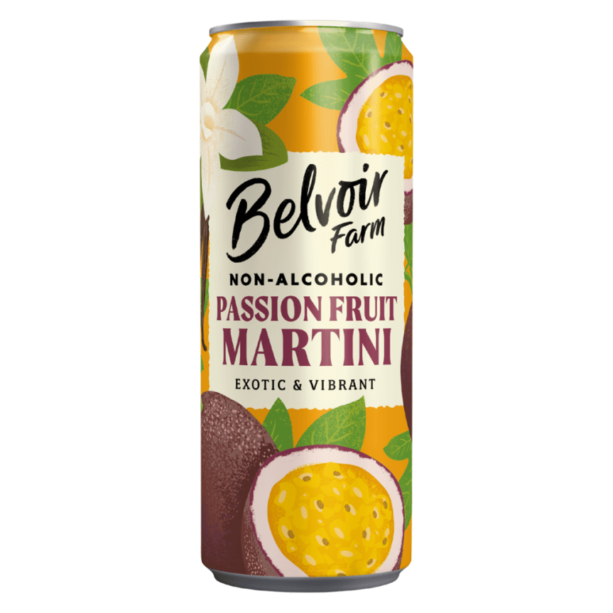Belvoir Farm alkoholiton Passionhedelmämartini 25 cl
