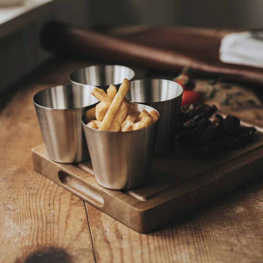 Peg ranskalaisperunakuppi ruostumatonta terästä 35 cl 4 kpl