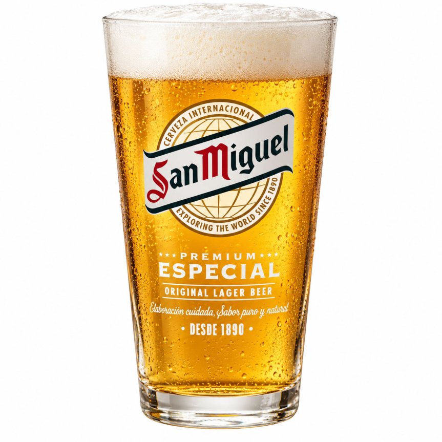 Zoomaa kuva kohteesta San Miguel Especial olutlasi 40 cl