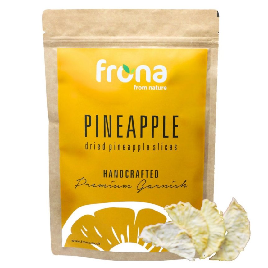 Kuivattuja ananasviipaleita minipakkaus 10 grammaa