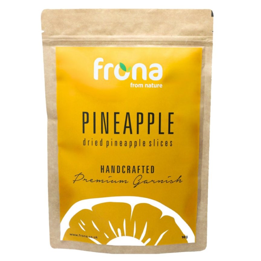 Kuivattuja ananasviipaleita minipakkaus 10 grammaa