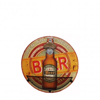Seinään asennettava oluenavaaja - Beer Bottle