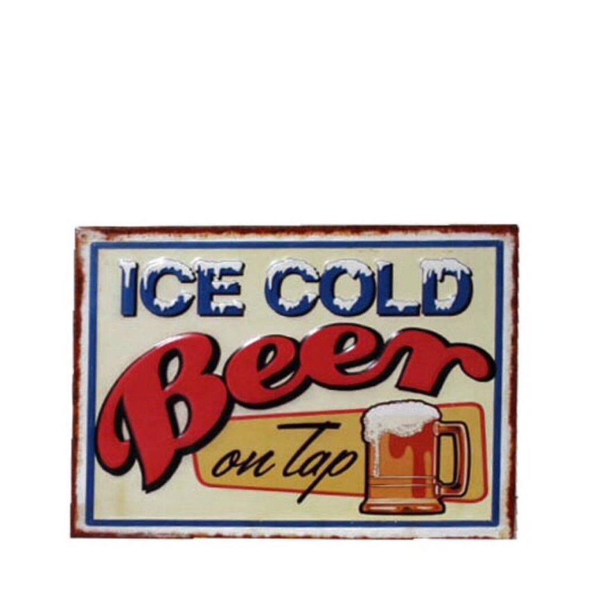Zoomaa kuva kohteesta Seinälevy Ice Cold Beer