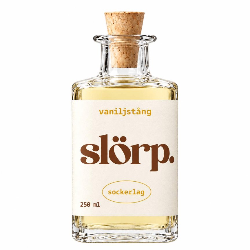 Zoomaa kuva kohteesta Slörp Sokerisiirappi Vaniljatanko 25 cl