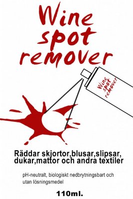 Wine spot remover